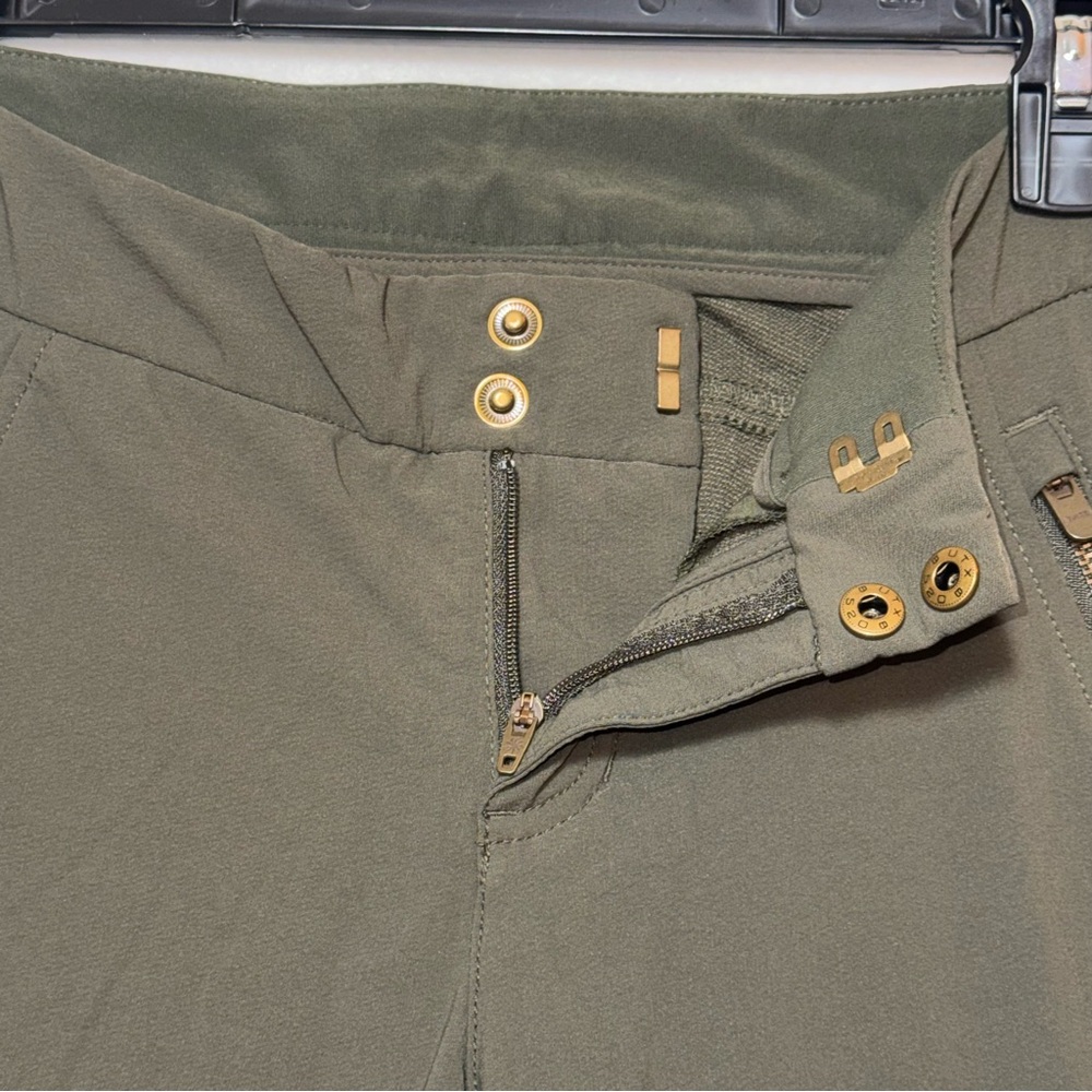 Athleta Wander Skinny Pants olive green Low-rise Women’s Size 4 - Picture 3 of 12